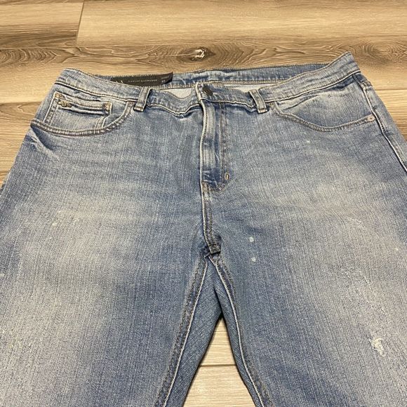 A|X ARMANI EXCHANGE Men's Boyfriend Jeans‎ Light Wash Denim 32R - Picture 2 of 6